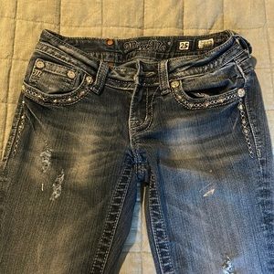 MissMe boot cut jeans. Size 25.